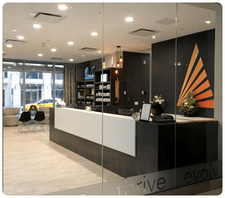Evolve 8th Ave | Clinic Entrance | Evolve Chiropractic and Wellness | Downtown Calgary
