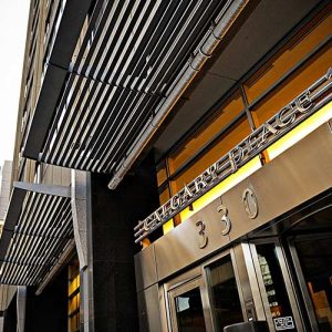 Evolve 5th Ave | Building Entrance | Evolve Chiropractic and Wellness | Downtown Calgary