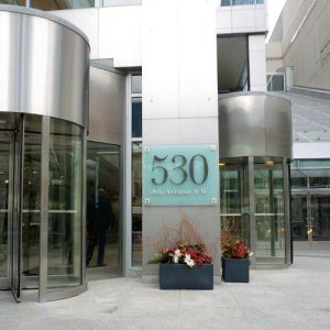 Evolve 8th Ave | Building Entrance | Evolve Chiropractic and Wellness | Downtown Calgary